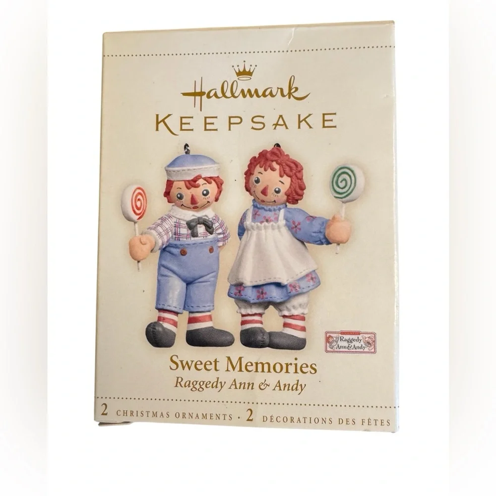 Hallmark Sweet Memories Raggedy Ann & Andy Keepsake